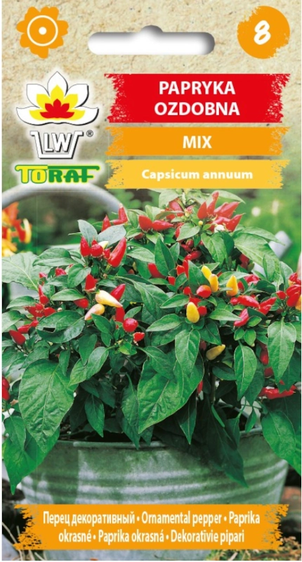 Toraf Papryka Ozdobna mix nasiona 2 sklep rajogrodnika